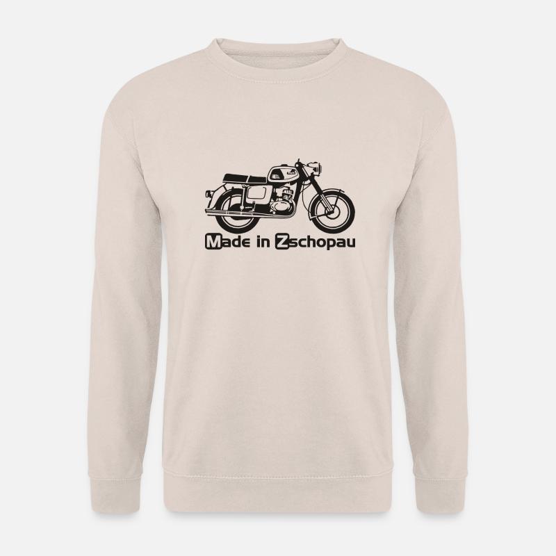 MZ TS 150 125 Motorrad - Unisex Pullover - Sand