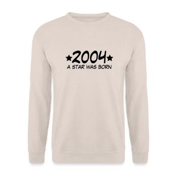 2004 a star was born (uk) - Unisex Sweatshirt - sand - Front - Alina (178cm) & Michal (187cm)