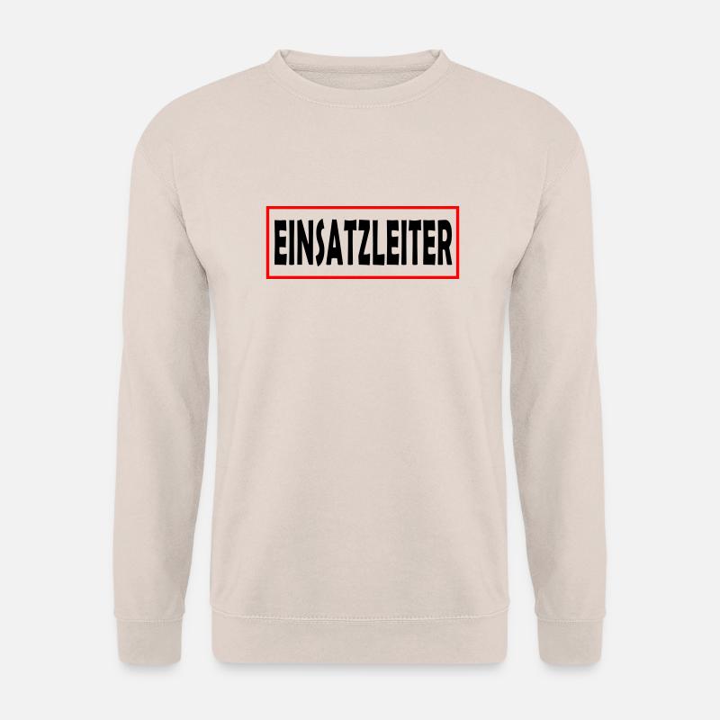 Einsatzleiter 01 - zweifarb - Unisex Pullover - Sand