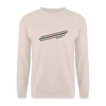 i love my car - Unisex Pullover - Sand - Vorne - Alina (178cm) & Michal (187cm)