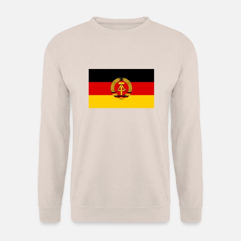 Drapeau de la RDA - Sweat-shirt Unisexe - sable