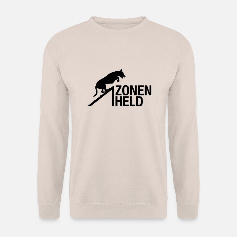 zonenheld_ahuerde_schaeferhund - Unisex Pullover - Sand