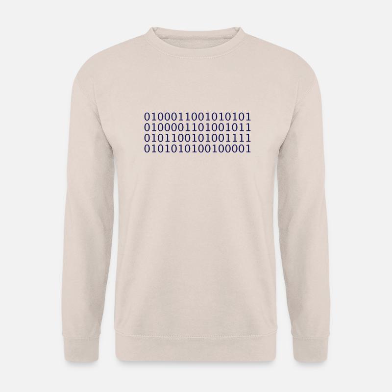 Binärcode (FUCK YOU!) - Unisex Pullover - Sand