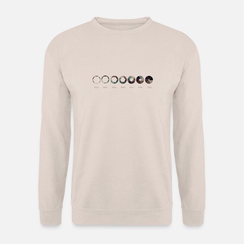 Blende Fotografie Objektiv Kamera - Unisex Pullover - Sand