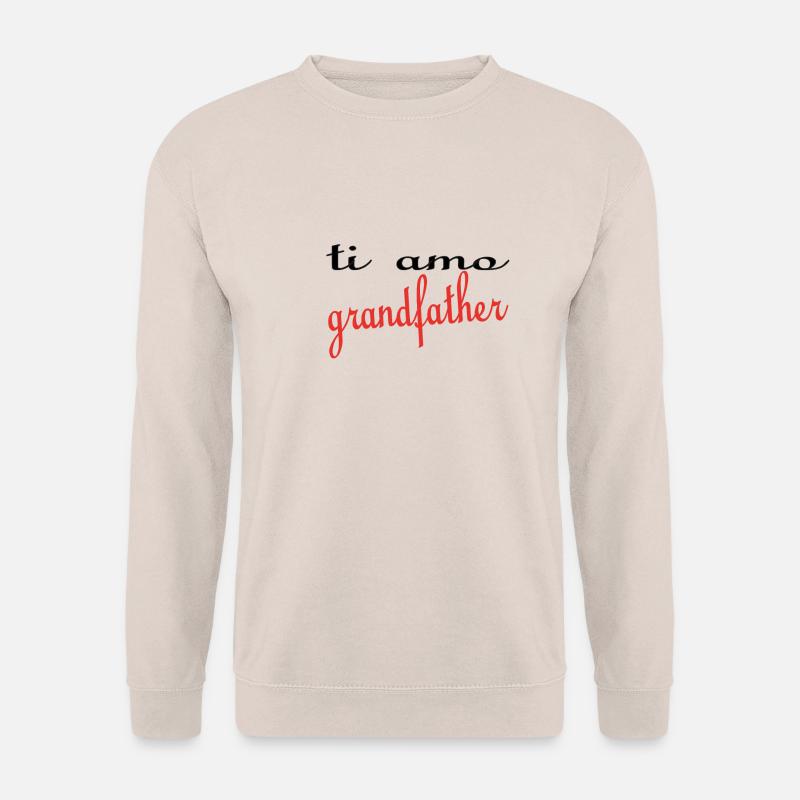 Ti amo grandfather - Unisex Pullover - Sand