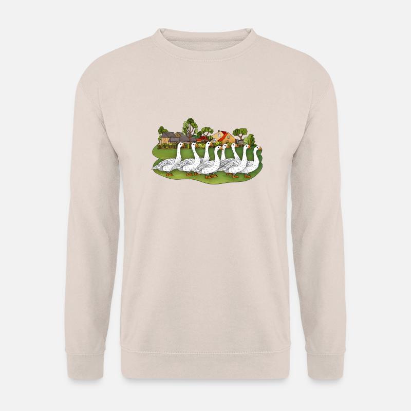 Gänse - Unisex Pullover - Sand