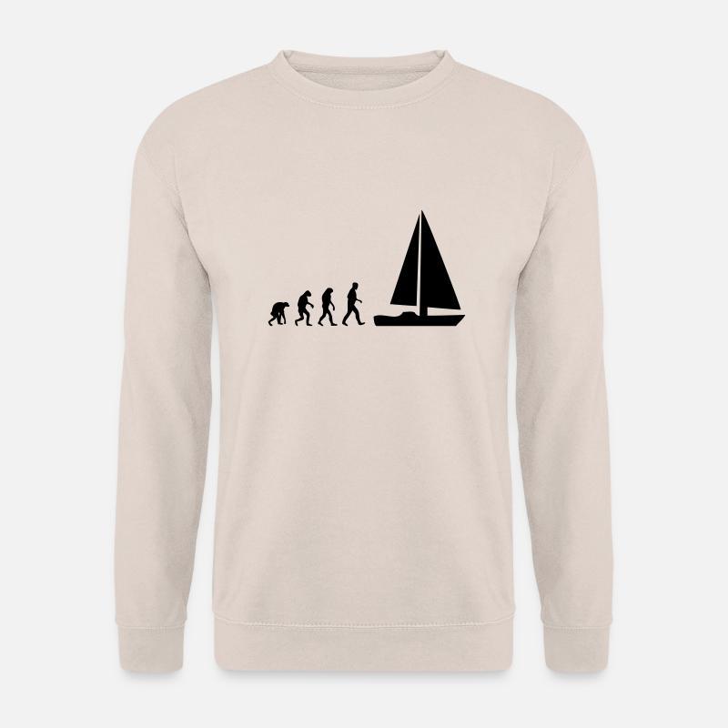 sailing evolution - Unisex Sweatshirt - sand