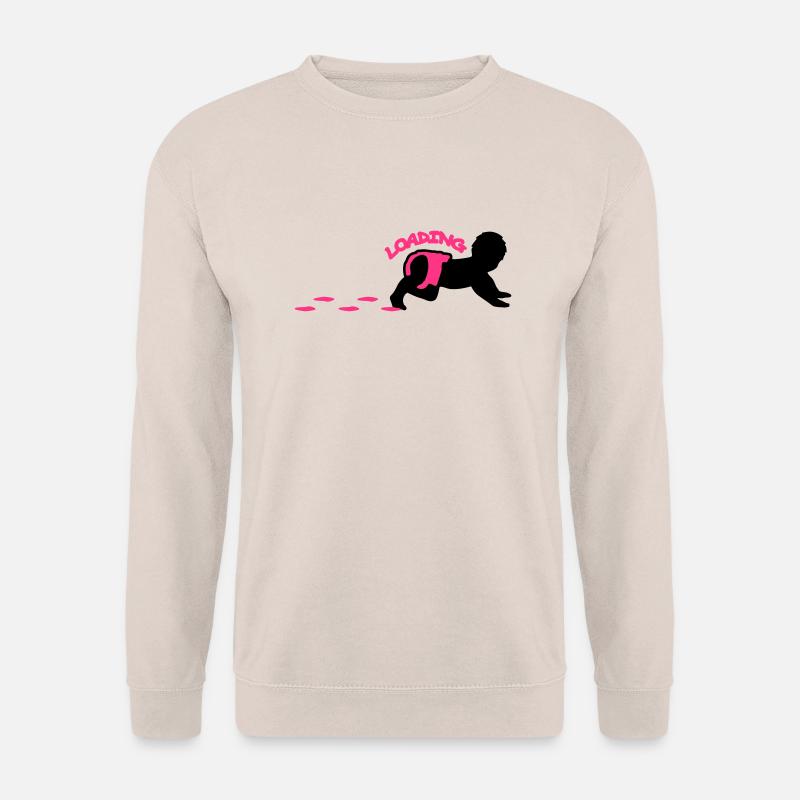 Baby Loading Design - Unisex Pullover - Sand