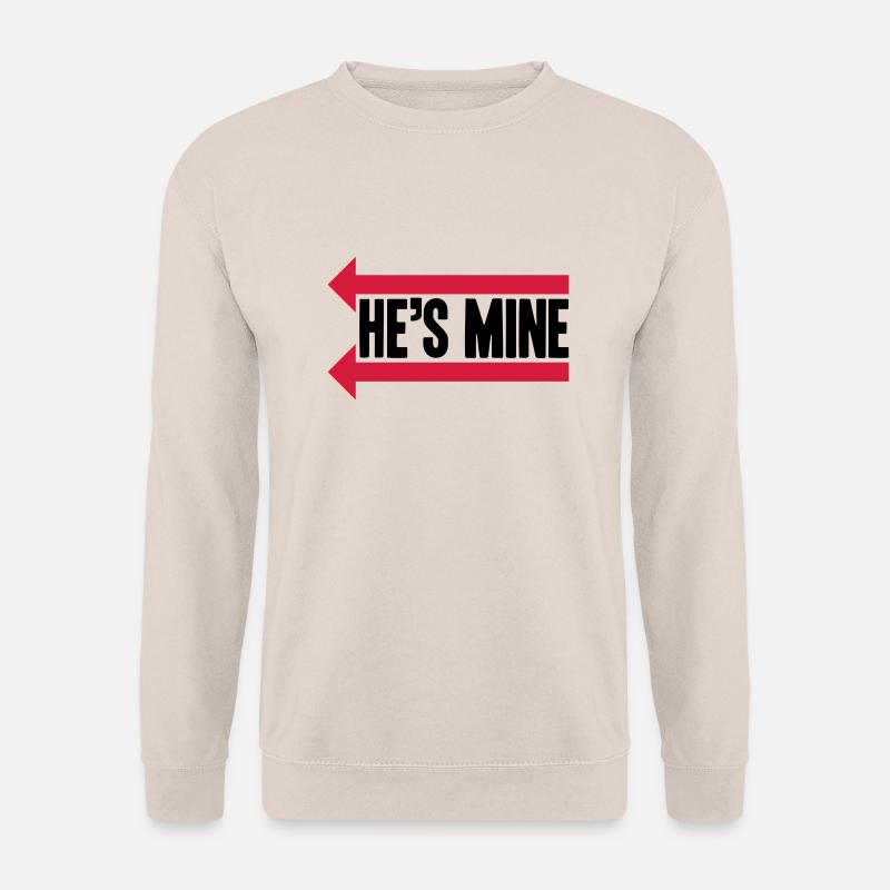 He's Mine Design - Unisex Pullover - Sand