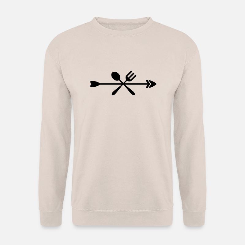 symbol kochen und essen - Unisex Pullover - Sand