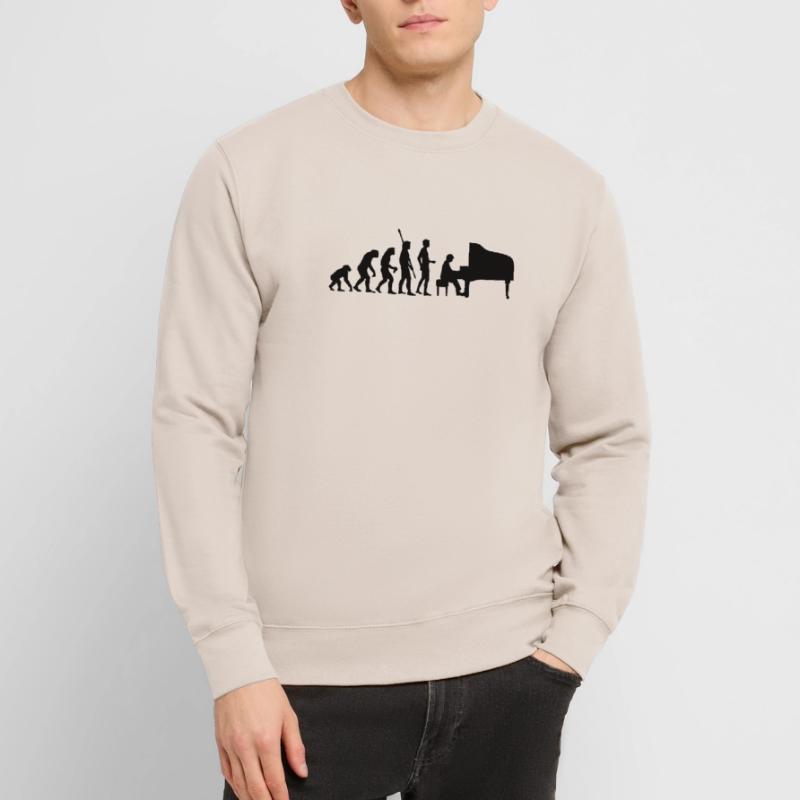 evolution_pianist Sweat-shirt Unisexe