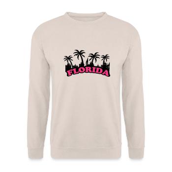 florida - Sweat-shirt Unisexe - sable - Devant - Alina (178cm) & Michal (187cm)