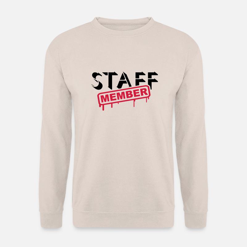 Staff Member Freunde Team Mitarbeiter Crew Logo - Unisex Pullover - Sand