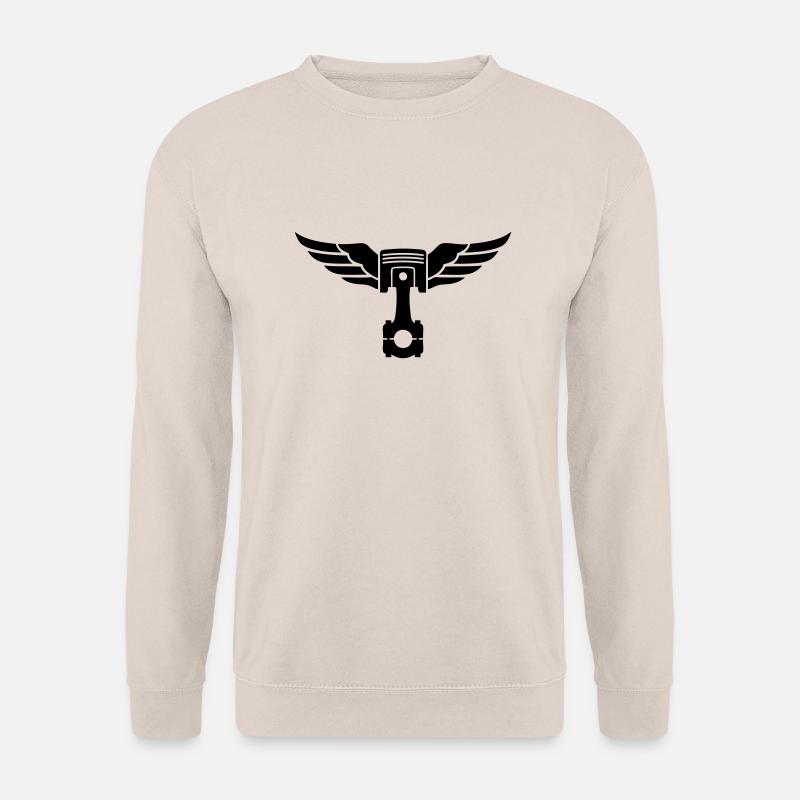 piston et ailes - Unisex Pullover - Sand