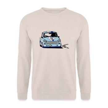  - Trabi - Unisex Pullover - Sand - Vorne - Alina (178cm) & Michal (187cm)