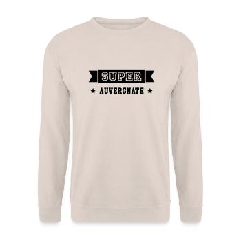 Auvergne / Auvergnat / Auvergnate / Région France - Sweat-shirt Unisexe - sable - Devant - Alina (178cm) & Michal (187cm)