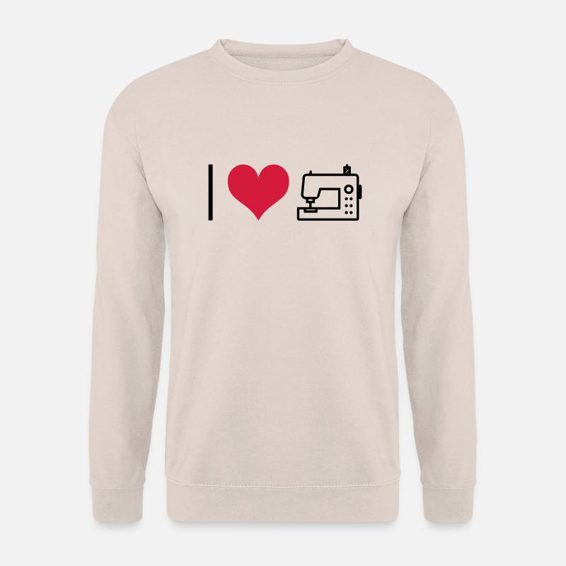 Nähmaschine - Unisex Pullover - Sand