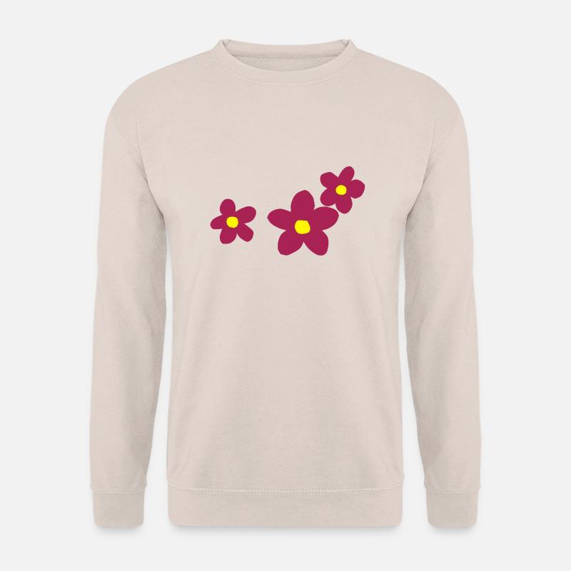 Three Flowers - Unisex Pullover - Sand