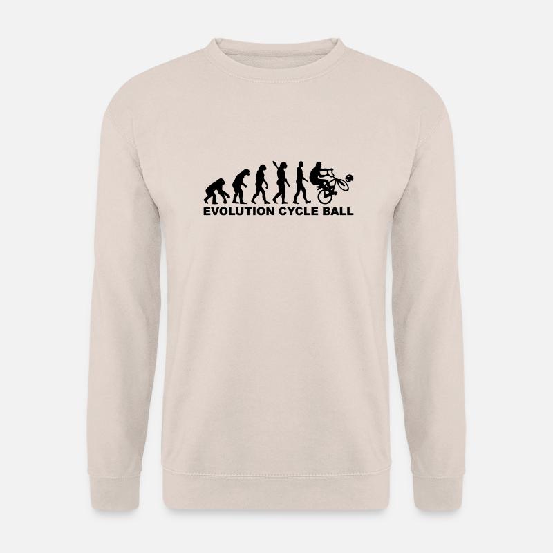 Evolution Cycle ball - Unisex Sweatshirt - sand