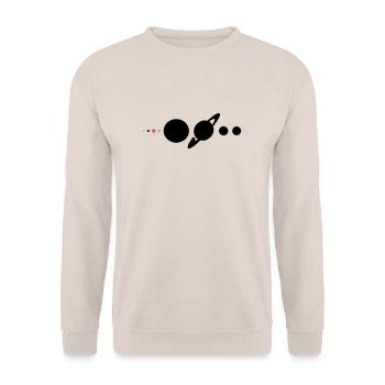 Sonnensystem* - Unisex Pullover - Sand - Vorne - Alina (178cm) & Michal (187cm)