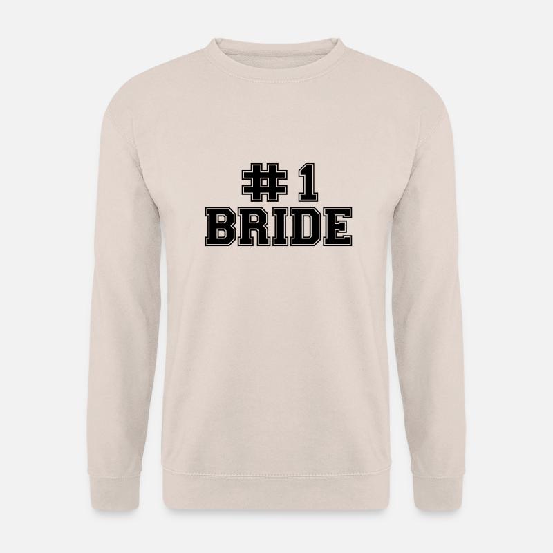 number one bride - Unisex Pullover - Sand