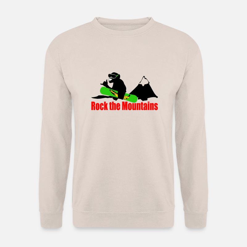 rock the mountains - Unisex Pullover - Sand