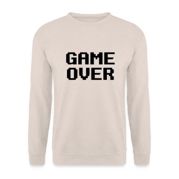 Game Over - Sweat-shirt Unisexe - sable - Devant - Alina (178cm) & Michal (187cm)