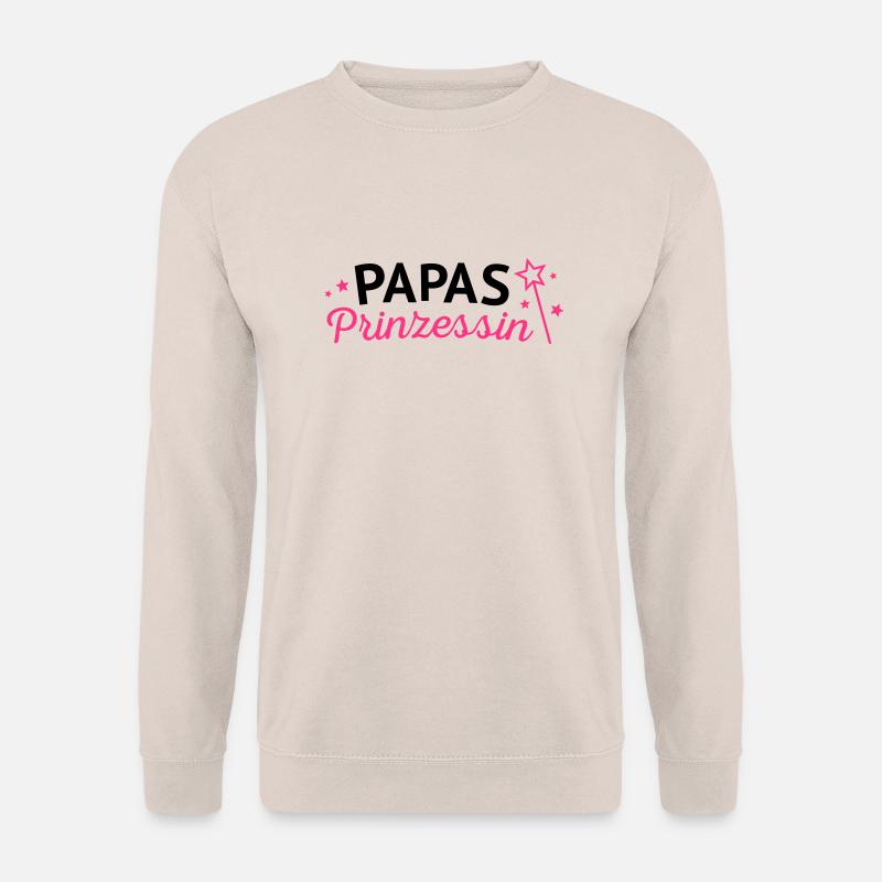 Papas Prinzessin - Unisex Pullover - Sand