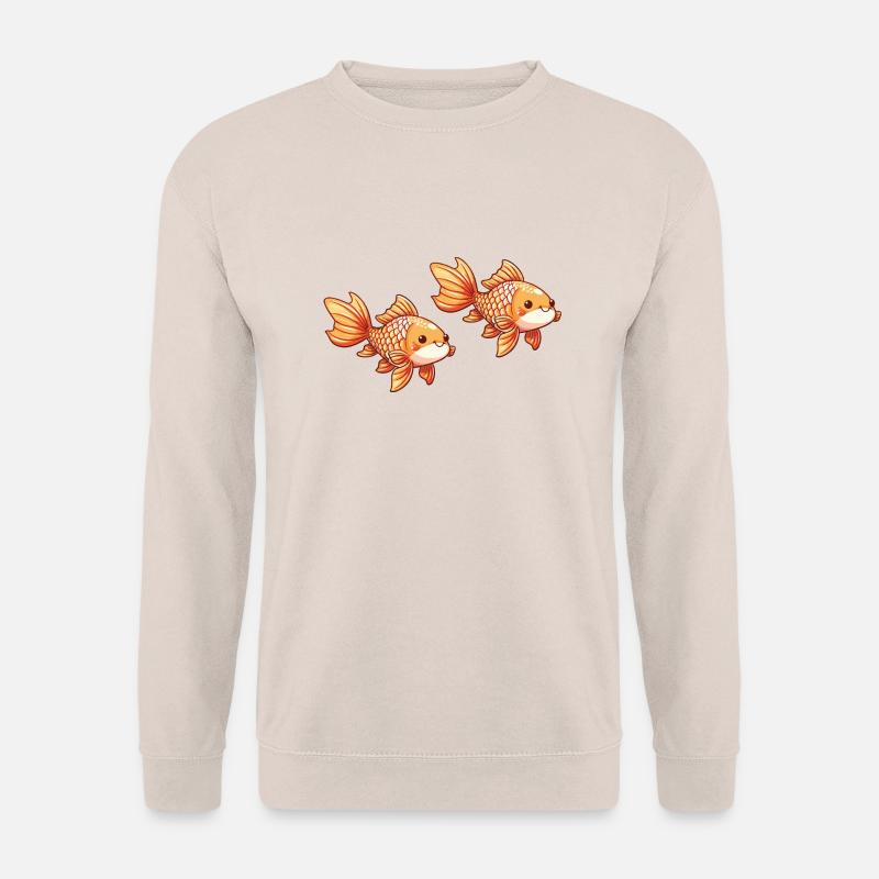 Goldfische Comic - Unisex Pullover - Sand