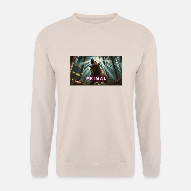 URSPRÜNGLICHER BÄR - Unisex Pullover - Sand
