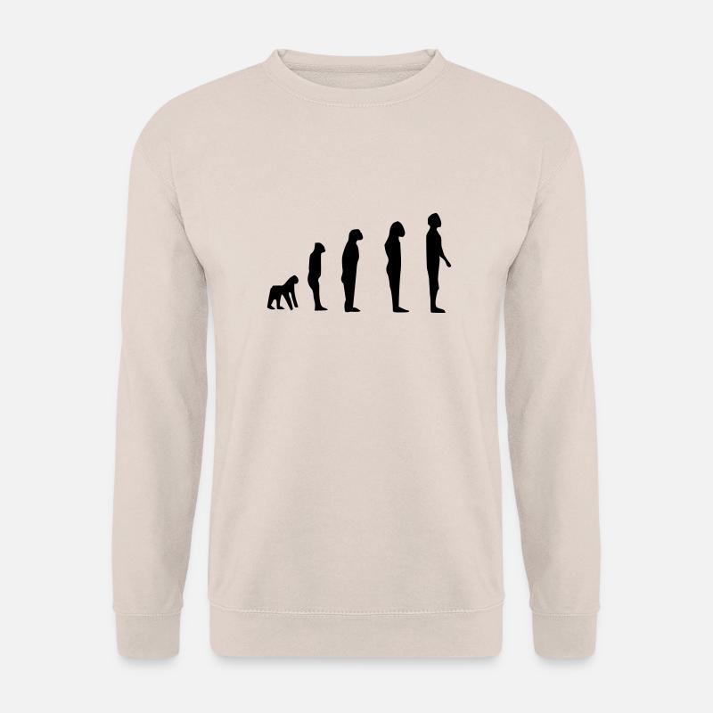 Evolution darwin - Unisex Sweatshirt - sand