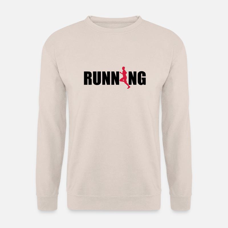 running - Unisex Pullover - Sand