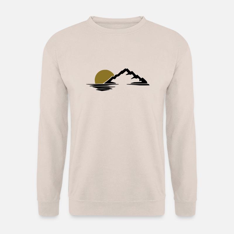 Berge Sonne Insel - Unisex Pullover - Sand