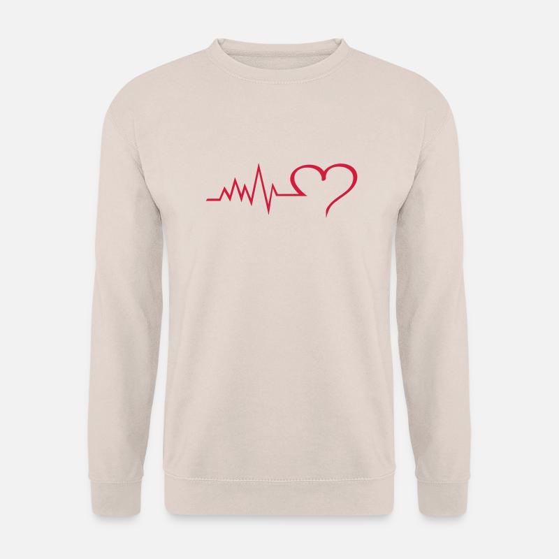 heartbeat - Unisex Pullover - Sand