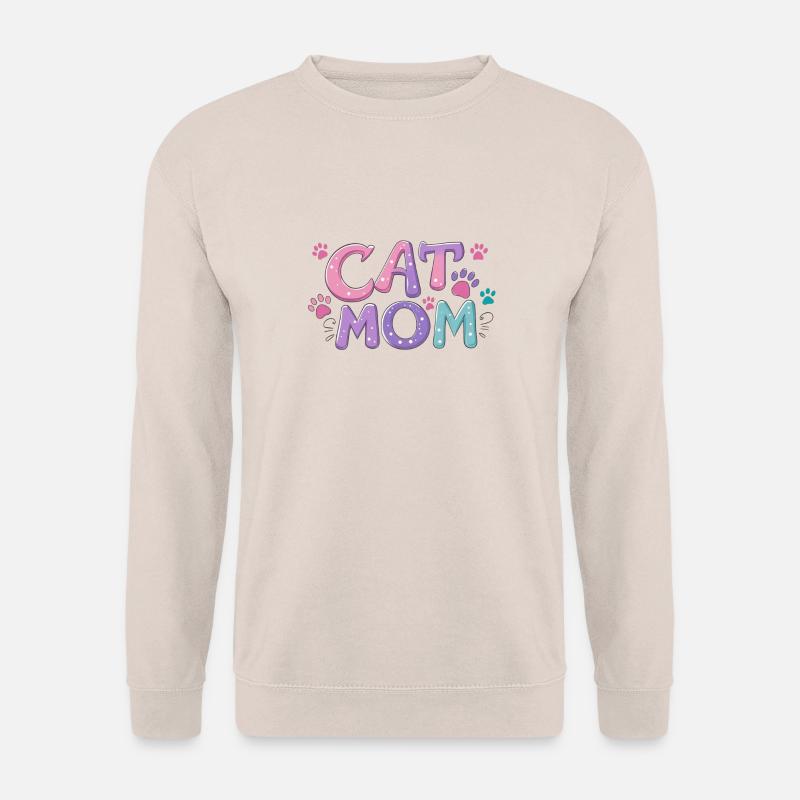 Cat Mom - Unisex Pullover - Sand