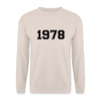 1978 - Unisex Pullover - Sand - Vorne - Alina (178cm) & Michal (187cm)