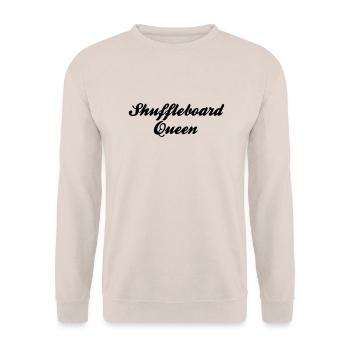 shuffleboard queen - Unisex Sweatshirt - sand - Front - Alina (178cm) & Michal (187cm)
