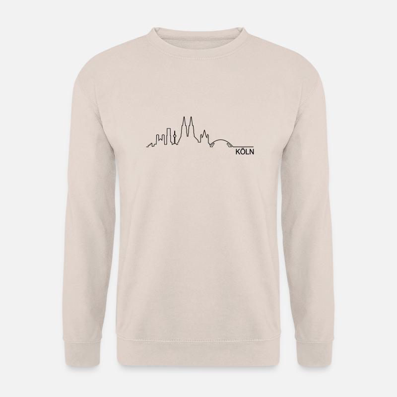 Skyline Köln Linie - Unisex Pullover - Sand