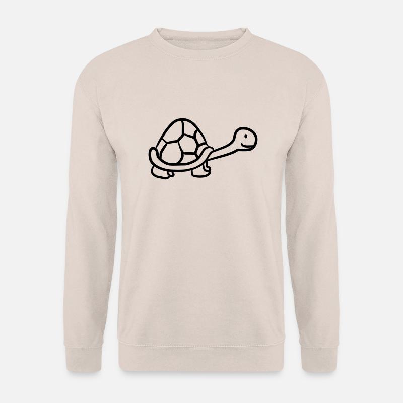 Small sweet cute turtle - Unisex Sweatshirt - sand