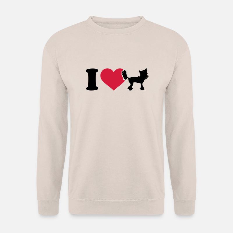 Chinesischer Schopfhund - Unisex Pullover - Sand
