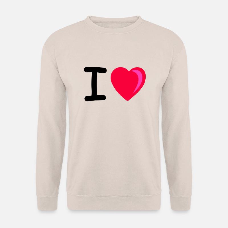 I heart - Unisex Pullover - Sand
