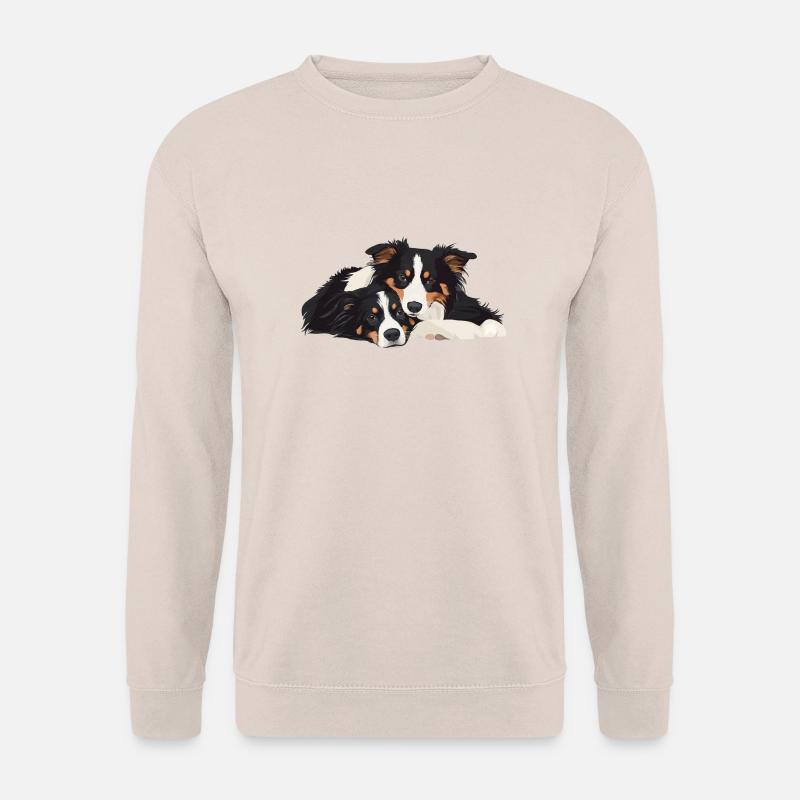 Australische Schäferhunde - Unisex Pullover - Sand