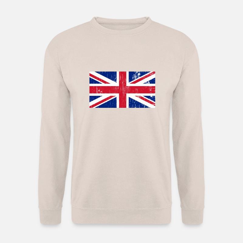 unionjack vintage Großbritannien - Unisex Pullover - Sand