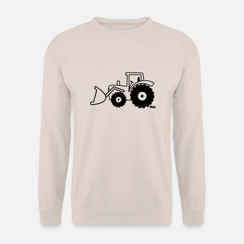 Traktor Frontlader - Sweat-shirt Unisexe - sable