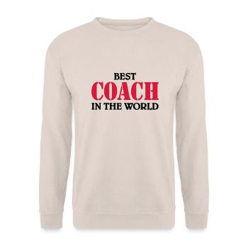 Best Coach in the World - Sweat-shirt Unisexe - sable - Devant - Alina (178cm) & Michal (187cm)