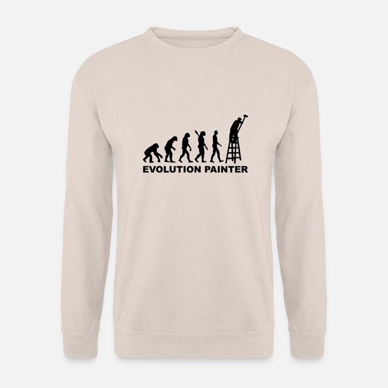 Evolution Painter - Sweat-shirt Unisexe - sable