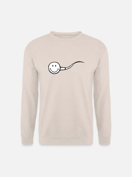 Smiley Sperm - Unisex Sweatshirt - sand
