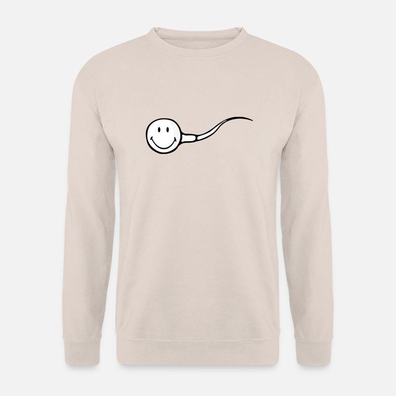 Smiley Sperm - Unisex Sweatshirt - sand