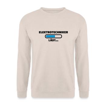Elektrotechniker - Unisex Pullover - Sand - Vorne - Alina (178cm) & Michal (187cm)