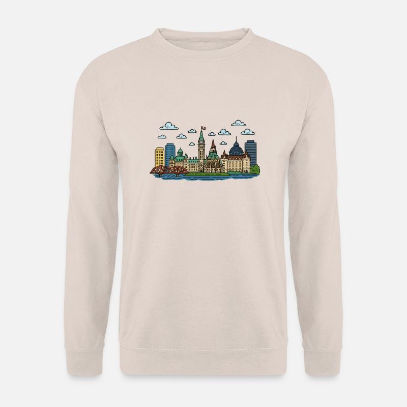 ottawa city kanada - Unisex Pullover - Sand
